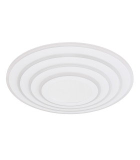 Jocelyn Integrated LED Semi Flush Ceiling Light White LED Dimmable 3000-6500K Remote Control Timer Tuya Smart-2