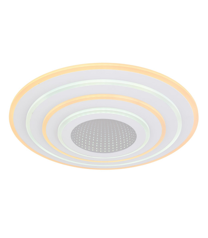 Jocelyn Integrated LED Semi Flush Ceiling Light White LED Dimmable 3000-6500K Remote Control Timer Tuya Smart-5