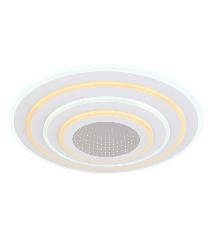 Jocelyn Integrated LED Semi Flush Ceiling Light White LED Dimmable 3000-6500K Remote Control Timer Tuya Smart-6