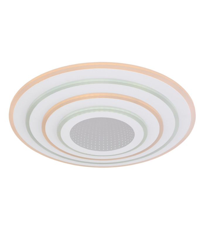 Jocelyn Integrated LED Semi Flush Ceiling Light White LED Dimmable 3000-6500K Remote Control Timer Tuya Smart-7