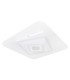Jocelyn Sqaure Integrated LED Semi Flush Ceiling Light White LED Dimmable 3000-6500K Remote Control Tuya Smart-2
