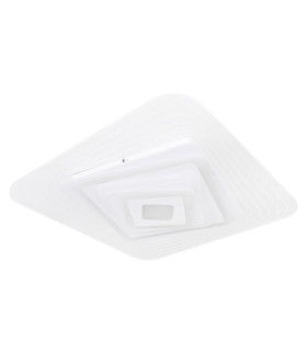 Jocelyn Sqaure Integrated LED Semi Flush Ceiling Light White LED Dimmable 3000-6500K Remote Control Tuya Smart-2