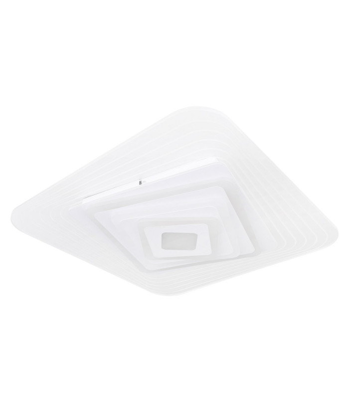 Jocelyn Sqaure Integrated LED Semi Flush Ceiling Light White LED Dimmable 3000-6500K Remote Control Tuya Smart-2