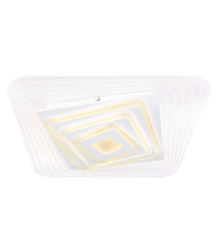 Jocelyn Sqaure Integrated LED Semi Flush Ceiling Light White LED Dimmable 3000-6500K Remote Control Tuya Smart-3