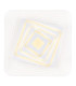 Jocelyn Sqaure Integrated LED Semi Flush Ceiling Light White LED Dimmable 3000-6500K Remote Control Tuya Smart-4