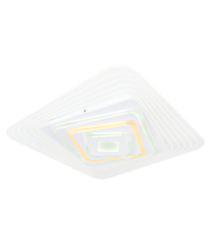 Jocelyn Sqaure Integrated LED Semi Flush Ceiling Light White LED Dimmable 3000-6500K Remote Control Tuya Smart-7