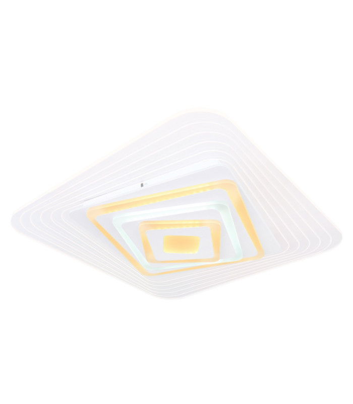 Jocelyn Sqaure Integrated LED Semi Flush Ceiling Light White LED Dimmable 3000-6500K Remote Control Tuya Smart-8