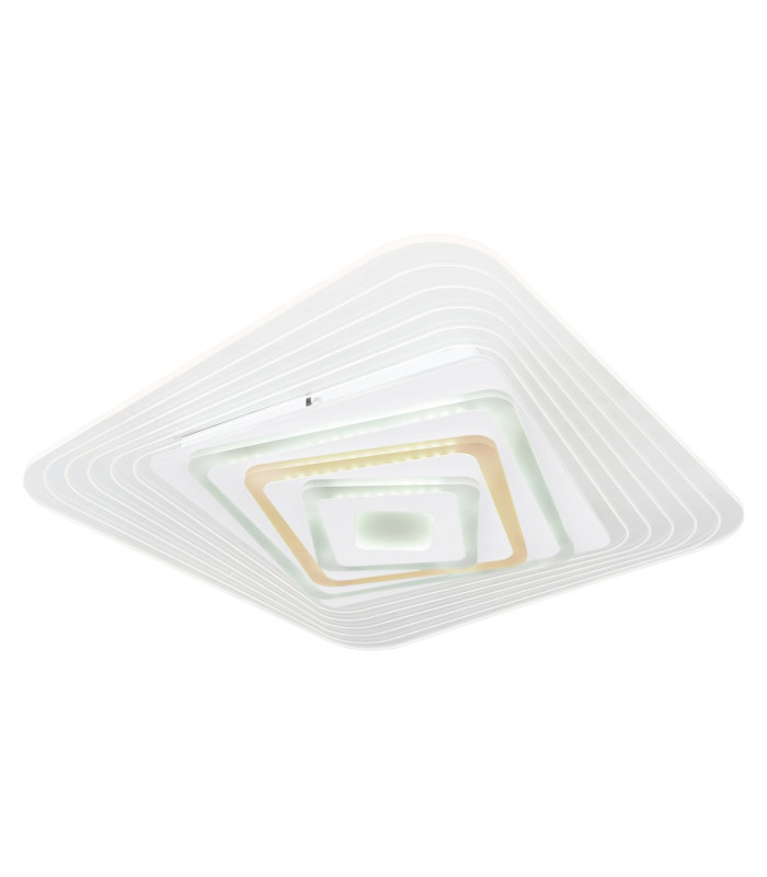 Jocelyn Sqaure Integrated LED Semi Flush Ceiling Light White LED Dimmable 3000-6500K Remote Control Tuya Smart-9