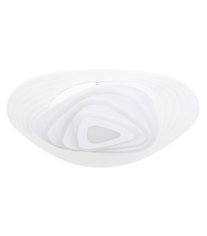 Jocelyn Round Integrated LED Semi Flush Ceiling Light White LED Dimmable 3000-6500K Remote Control Tuya Smart-2