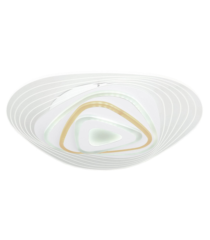 Jocelyn Round Integrated LED Semi Flush Ceiling Light White LED Dimmable 3000-6500K Remote Control Tuya Smart-8