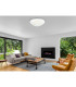 Jocelyn Round Integrated LED Semi Flush Ceiling Light White LED Dimmable 3000-6500K Remote Control Tuya Smart-10