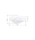 Jocelyn Round Integrated LED Semi Flush Ceiling Light White LED Dimmable 3000-6500K Remote Control Tuya Smart-11