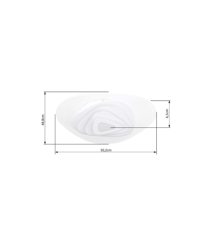Jocelyn Round Integrated LED Semi Flush Ceiling Light White LED Dimmable 3000-6500K Remote Control Tuya Smart-11