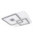 Kique Integrated LED Semi Flush Ceiling Light White Grey LED Dimmable 3000-6500K Remote Control Tuya Smart-2