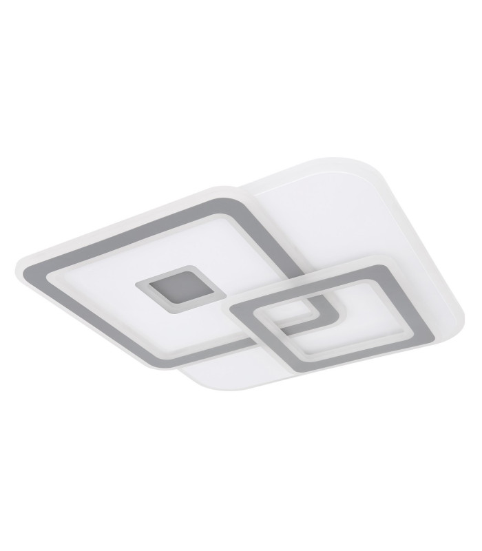 Kique Integrated LED Semi Flush Ceiling Light White Grey LED Dimmable 3000-6500K Remote Control Tuya Smart-2