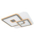 Kique Integrated LED Semi Flush Ceiling Light White Grey LED Dimmable 3000-6500K Remote Control Tuya Smart-8