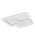 Kique Integrated LED Semi Flush Ceiling Light White LED Dimmable 3000-6500K Remote Control Tuya Smart-2