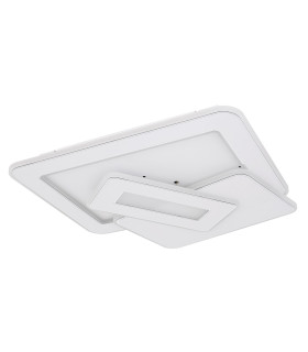 Kique Integrated LED Semi Flush Ceiling Light White LED Dimmable 3000-6500K Remote Control Tuya Smart-2