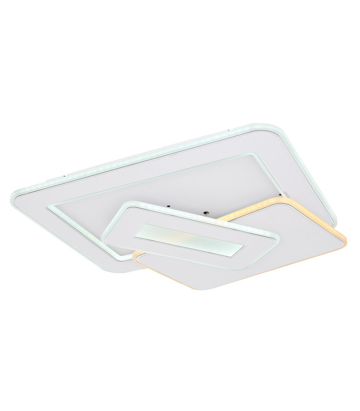 Kique Integrated LED Semi Flush Ceiling Light White LED Dimmable 3000-6500K Remote Control Tuya Smart-7
