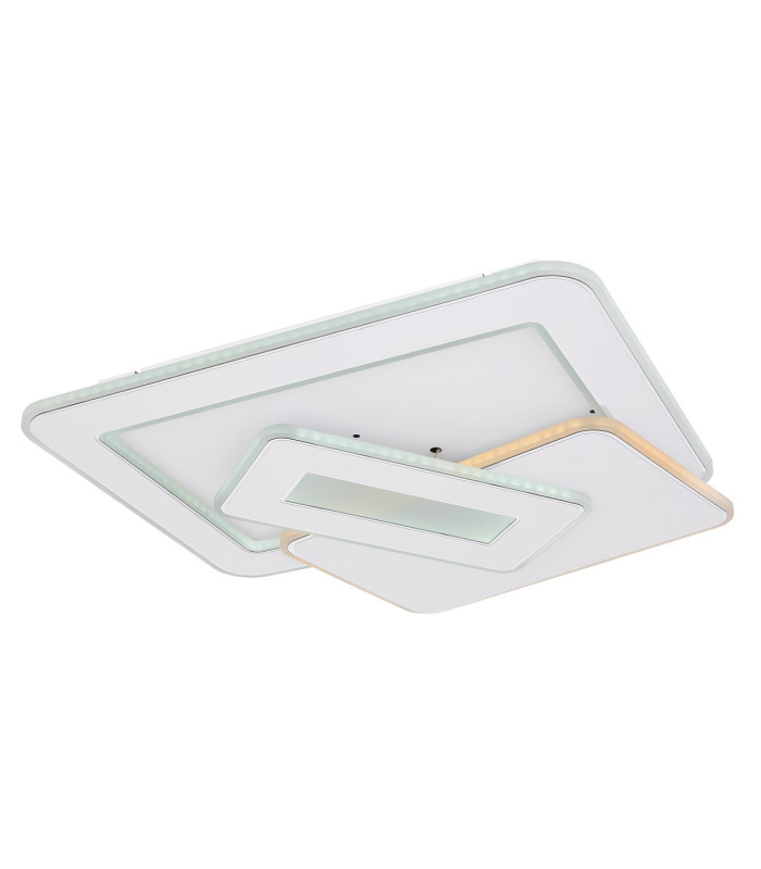 Kique Integrated LED Semi Flush Ceiling Light White LED Dimmable 3000-6500K Remote Control Tuya Smart-8