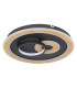 Chessy Integrated LED Semi Flush Ceiling Light Matt Black 2x LED Dimmable 2700-6500K Remote Control Timer Tuya Smart-2