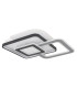 Brienna Integrated LED Semi Flush Ceiling Light White Matt LED 3000K-2