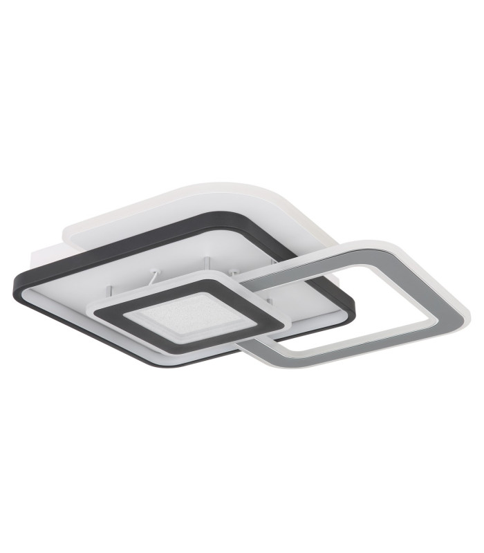 Brienna Integrated LED Semi Flush Ceiling Light White Matt LED 3000K-2