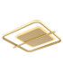 Reball Integrated LED Semi Flush Ceiling Light Gold Colors LED 3000K-1