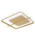 Reball Integrated LED Semi Flush Ceiling Light Gold Colors LED 3000K-2