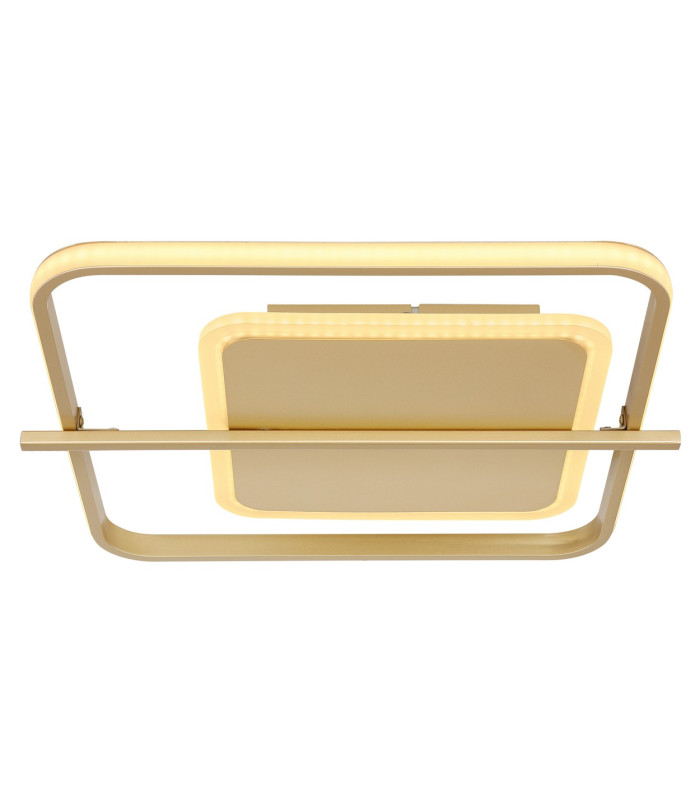 Reball Integrated LED Semi Flush Ceiling Light Gold Colors LED 3000K-3