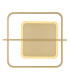Reball Integrated LED Semi Flush Ceiling Light Gold Colors LED 3000K-4