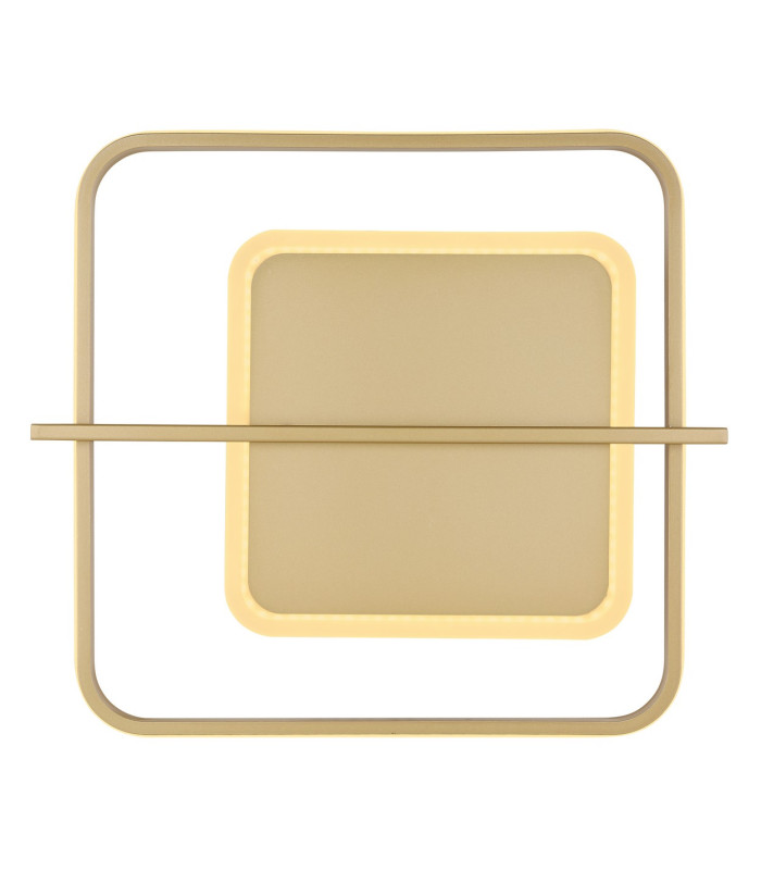 Reball Integrated LED Semi Flush Ceiling Light Gold Colors LED 3000K-4