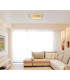 Reball Integrated LED Semi Flush Ceiling Light Gold Colors LED 3000K-5