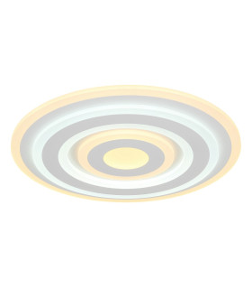 Alois Integrated LED Semi Flush Ceiling Light White Matt LED 2700-6500K-1