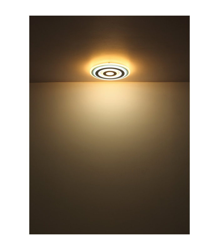 Alois Integrated LED Semi Flush Ceiling Light White Matt LED 2700-6500K-4