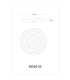Alois Integrated LED Semi Flush Ceiling Light White Matt LED 2700-6500K-8