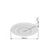 Alois Integrated LED Semi Flush Ceiling Light White Matt LED 2700-6500K-9