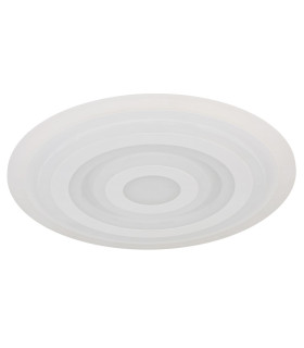 Alois Integrated LED Semi Flush Ceiling Light White Matt LED 3000K-2