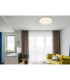 Alois Integrated LED Semi Flush Ceiling Light White Matt LED 3000K-4