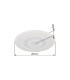 Alois Integrated LED Semi Flush Ceiling Light White Matt LED 3000K-5