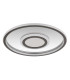 Cara Integrated LED Semi Flush Ceiling Light Grey Matt LED 3000K-2