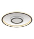 Cara Integrated LED Semi Flush Ceiling Light Grey Matt LED 3000K-4