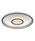 Cara Integrated LED Semi Flush Ceiling Light Grey Matt LED 3000K-5
