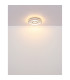 Cara Integrated LED Semi Flush Ceiling Light Grey Matt LED 3000K-7
