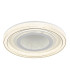 Alsuna Integrated LED Semi Flush Ceiling Light White Matt LED Dimmable 2700-6000K Remote Control-1