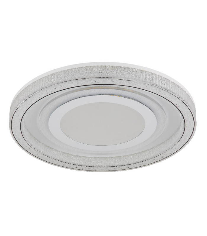 Alsuna Integrated LED Semi Flush Ceiling Light White Matt LED Dimmable 2700-6000K Remote Control-2