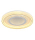 Alsuna Integrated LED Semi Flush Ceiling Light White Matt LED Dimmable 2700-6000K Remote Control-4