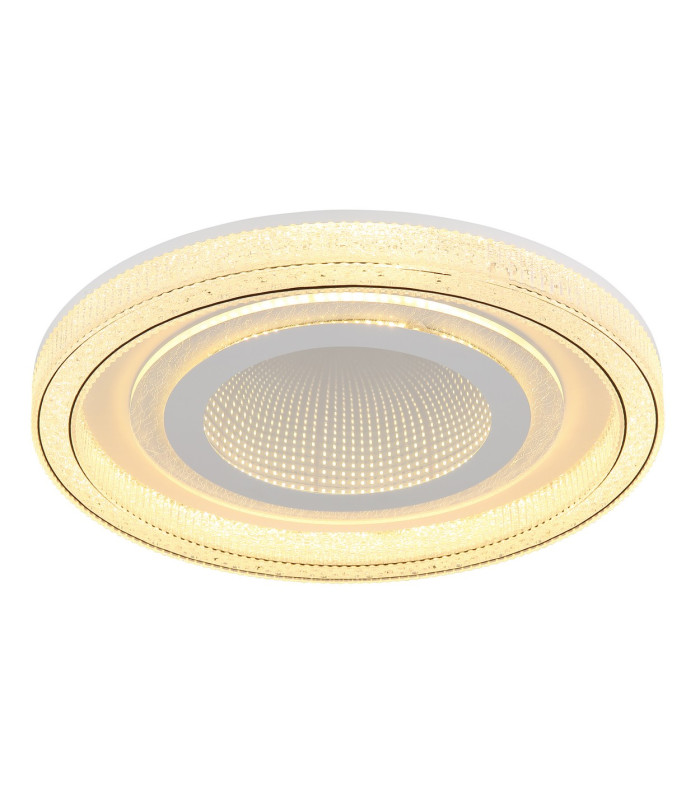 Alsuna Integrated LED Semi Flush Ceiling Light White Matt LED Dimmable 2700-6000K Remote Control-4