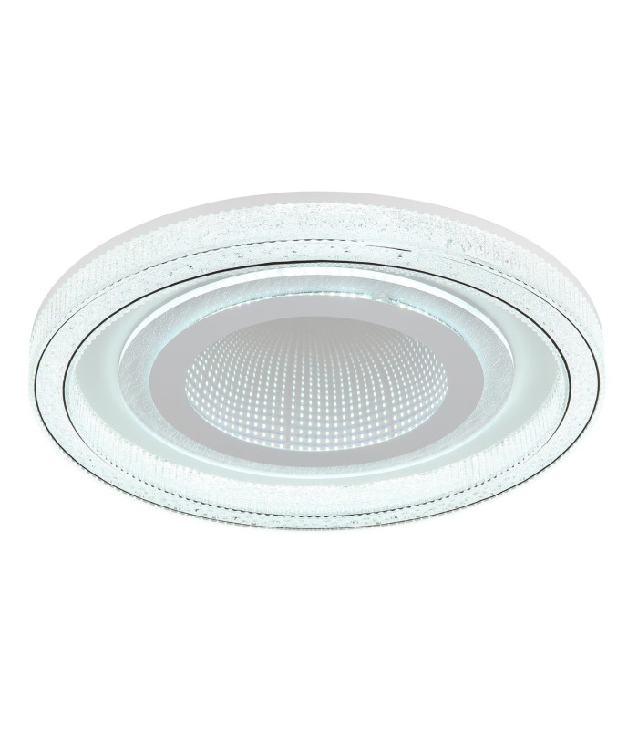 Alsuna Integrated LED Semi Flush Ceiling Light White Matt LED Dimmable 2700-6000K Remote Control-5