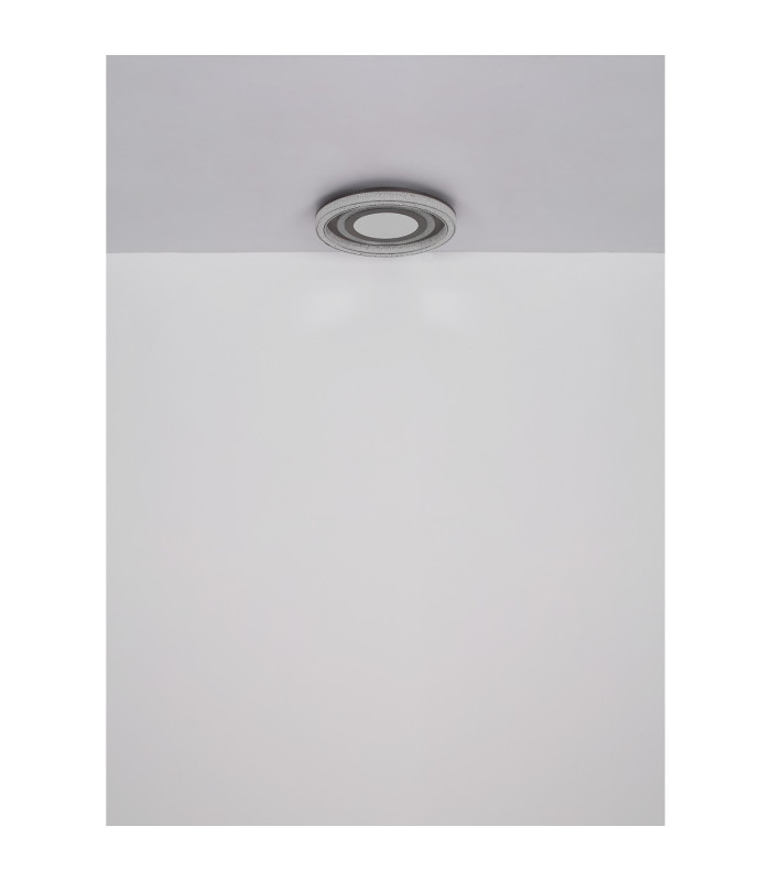 Alsuna Integrated LED Semi Flush Ceiling Light White Matt LED Dimmable 2700-6000K Remote Control-8